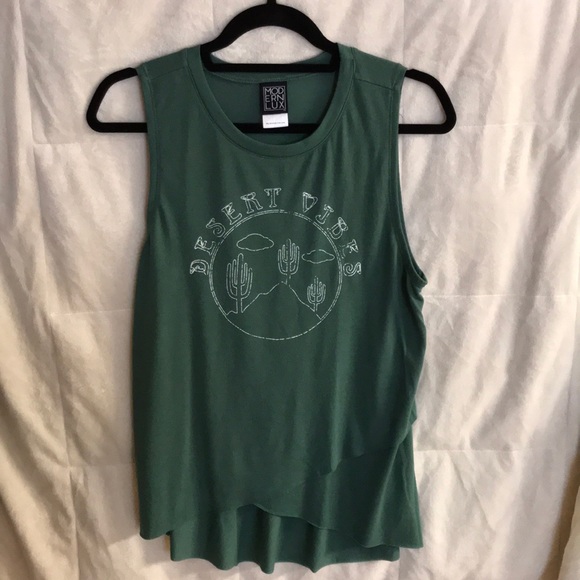 Modern Lux Tops - Modern Lux Graphic Tank Hi-lo